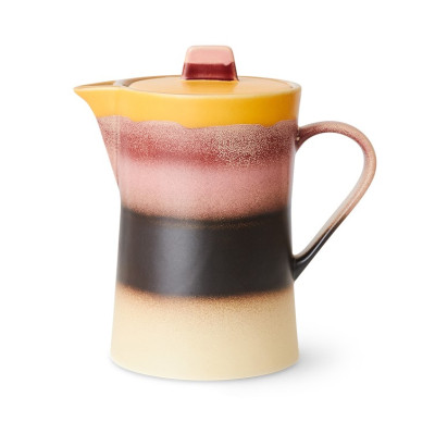 Dzbanek ceramiczny do herbaty 70s sunset HKliving