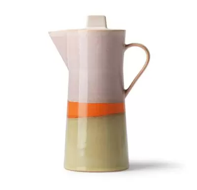 Dzbanek ceramiczny do kawy 70s saturn HKliving