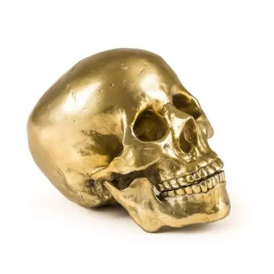 FIGURA DEKORACYJNA HUMAN SKULL SELETTI