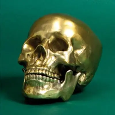 FIGURA DEKORACYJNA HUMAN SKULL SELETTI