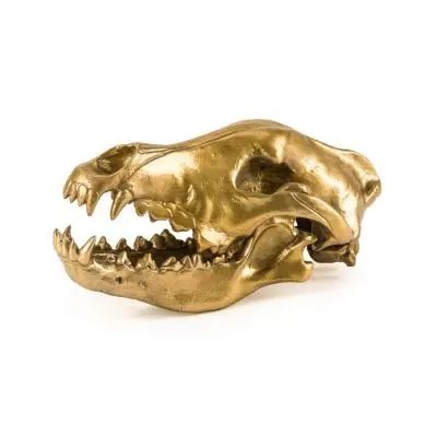 FIGURA DEKORACYJNA WOLF SKULL SELETTI