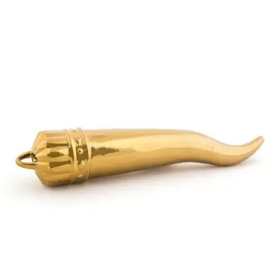 FIGURKA DEKORACYJNA MEMORABILIA MY LUCKY HORN GOLD SELETTI