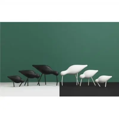 FIGURKA DEKORACYJNA SHOREBIRD DUŻA BIAŁA NORMANN COPENHAGEN