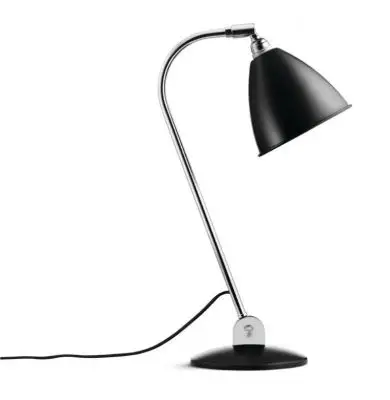 Lampa Stołowa Bestlite Bl2 Chrome Czarna Gubi