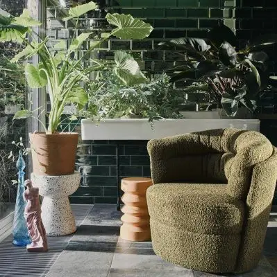 FOTEL OBROTOWY ZIELONY HKliving