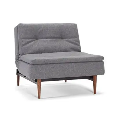 Fotel rozkładany Dublexo Twist Charcoal Styletto Innovation