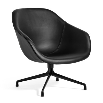 Fotel obrotowy AAL81 czarna podstawa - Black Sierra HAY