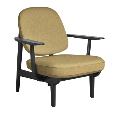 Fotel Fred Christianshavn 1110 - czarny jesion Fritz Hansen