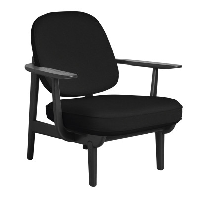 Fotel Fred Christianshavn 1175 - czarny jesion Fritz Hansen
