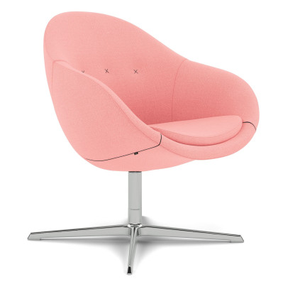 Fotel ergonomiczny Kokon Club różowy, Vidar 0622 Varier