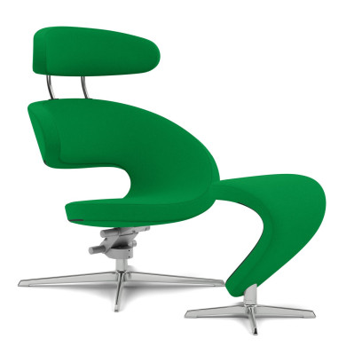 Fotel ergonomiczny Peel z podnóżkiem zielony Varier