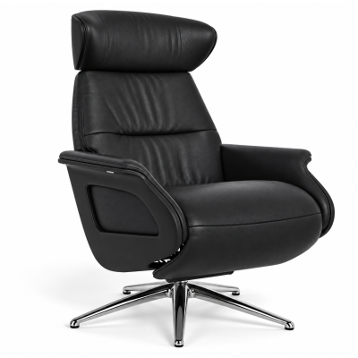 Fotel Wypoczynkowy Clement High Function Omaha Black Flexlux