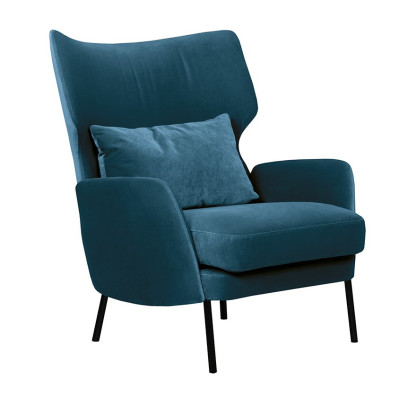Fotel Alex Classic Velvet Navy Blue Sits