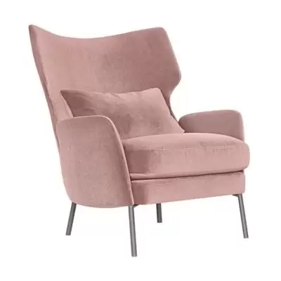 Fotel Alex Velvet pink Sits