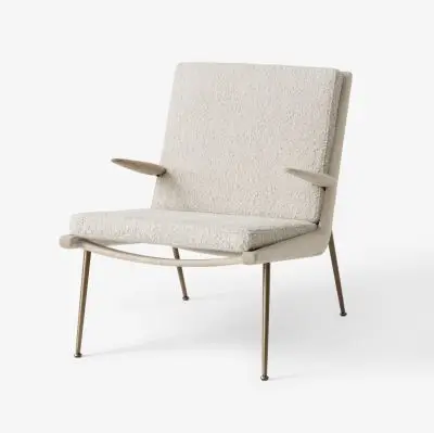 Fotel Boomerang dąb bielony Serafino Lino Andtradition