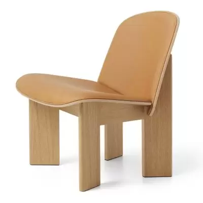 Fotel Chisel tapicerowany Sense Cognac Hay