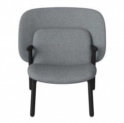 Fotel Cosh medium boucle ciemnoszary Bolia