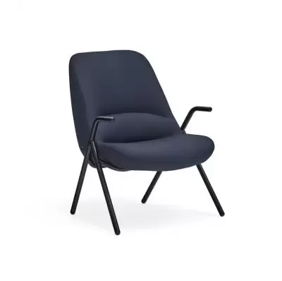 Fotel Dins h;90 cm ciemnoniebieski Teulat