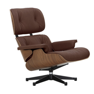 Kožené Křeslo Eames Lounge Marron Vitra