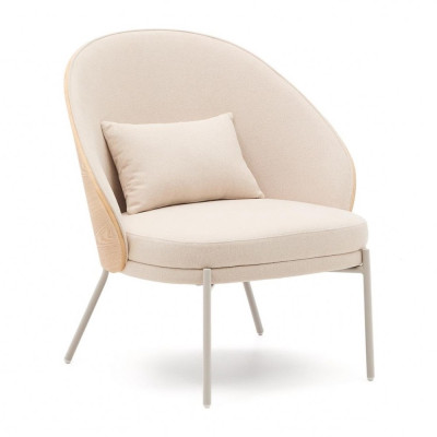 Fotel Eamy beżowy szenil kave home
