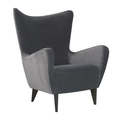 Fotel Elsa Classic Velvet Grey Sits