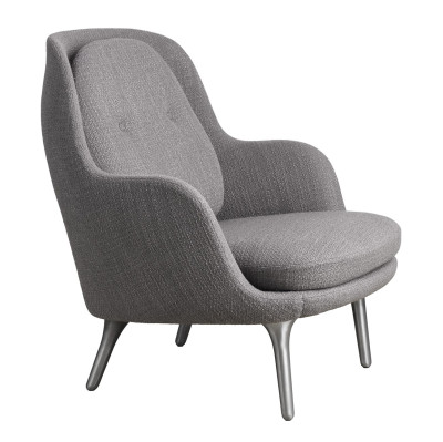 Fotel Fri JH4 Loop Gris Fritz Hansen