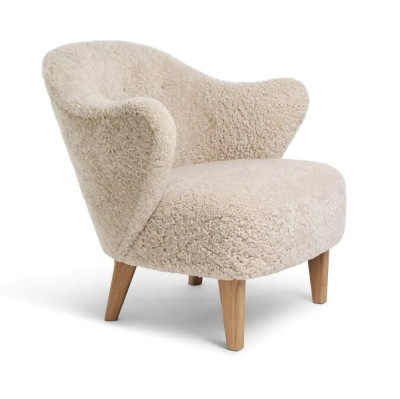 Fotel Ingeborg Moonlight nóżki dąb przydymiony By Lassen