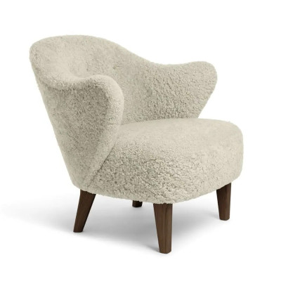 Fotel Ingeborg green tea nóżki dąb przydymiony By Lassen