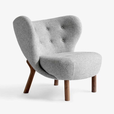 Fotel Little Petra VB1 Walnut Hallingdal 130 Andtradition