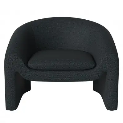 Fotel Mielo ciemnoszary Bolia