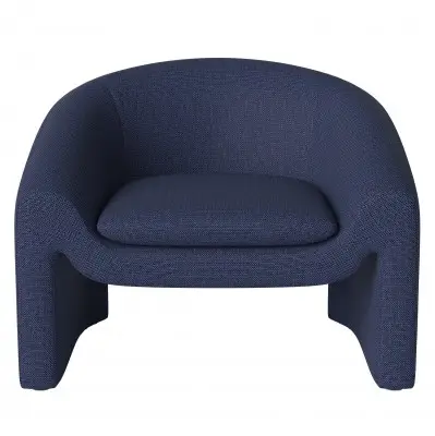 Fotel Mielo niebieski Bolia