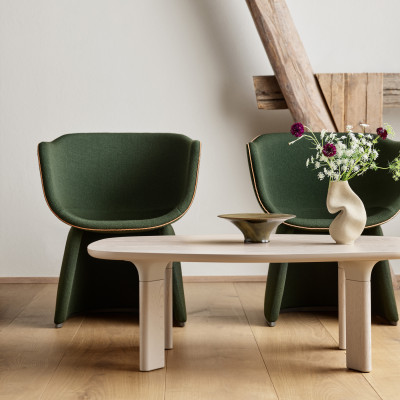 Fotel Monolit CM231 Brązowy Fritz Hansen