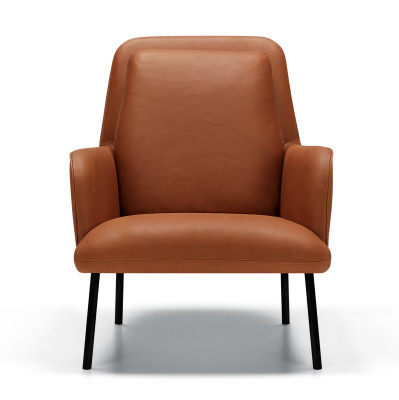 Fotel Oliver Aniline Cognac Sits