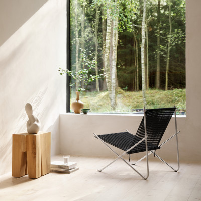 Fotel PK4 Czarny Fritz Hansen