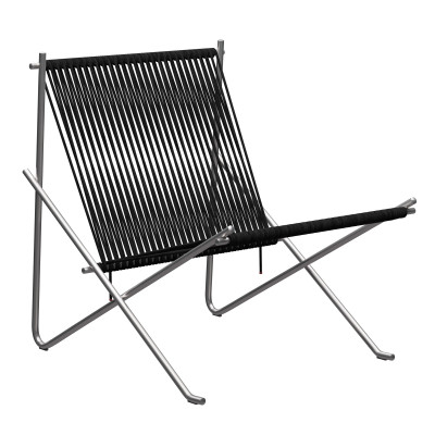 Fotel PK4 Czarny Fritz Hansen