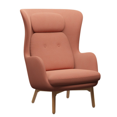 Fotel RO JH2 tkanina Capture Burnt Orange + Capture Burnt Orange Fritz Hansen