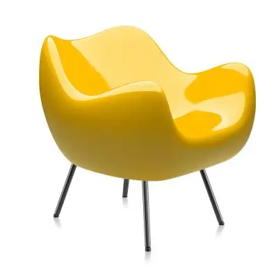 Fotel Rm58 Classic żółty Vzor