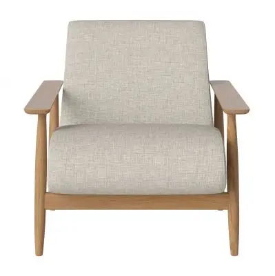 Fotel Visti Nantes Light Beige dąb olejowany Bolia