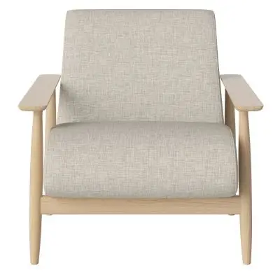 Fotel Visti Nantes Light Beige dąb bielony Bolia