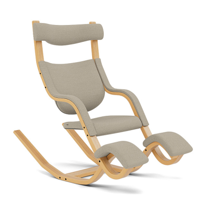 Fotel ergonomiczny Gravity, Hallingdal 65 220 jasnobrązowe drewno Varier
