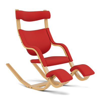 Fotel ergonomiczny Gravity, Revive 634 jasnobrązowe drewno Varier
