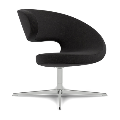 Fotel ergonomiczny Peel Club czarny, Re-wool 198 Varier