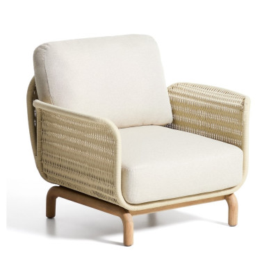 Fotel ogrodowy Alipa ecru kave home