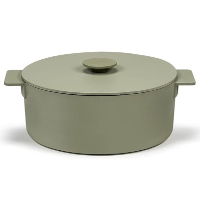 Povrchový litinový hrnec 5,5 l zelený Serax