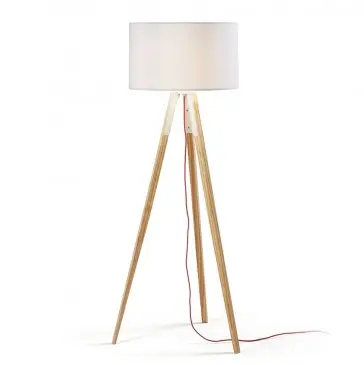 LAMPA PODOGOWA UZAGI WOODEN WHITE LA FORMA