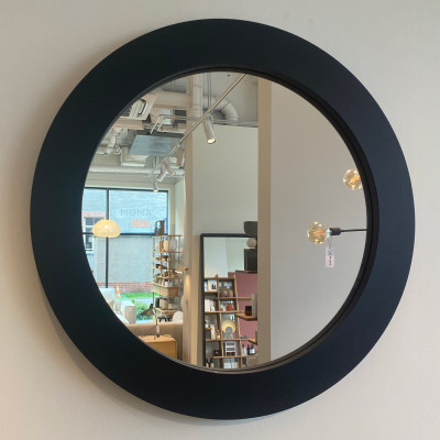 LUSTRO ŚCIENNE MIA CZARNE 70 cm