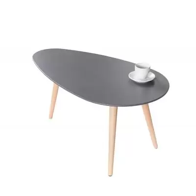 STOLIK KAWOWY SCANDINAVIA 75 CM GRAFITOWY INVICTA INTERIOR