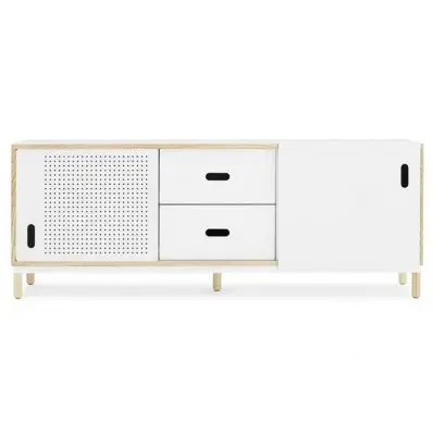 KOMODA KABINO 2 SZUFLADY BIAŁA NORMANN COPENHAGEN