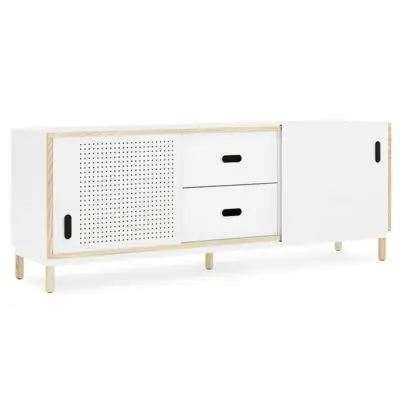 KOMODA KABINO 2 SZUFLADY BIAŁA NORMANN COPENHAGEN