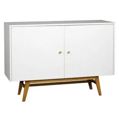 Komoda Rosswood 124 cm biała ROWICO